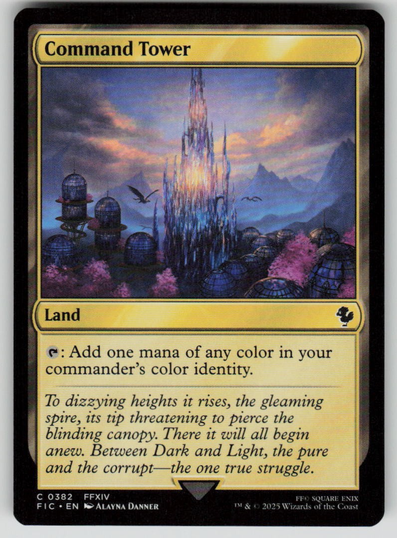 Command Tower (0382) Common Commander: FINAL FANTASY 382 MTG Near Mint 2025