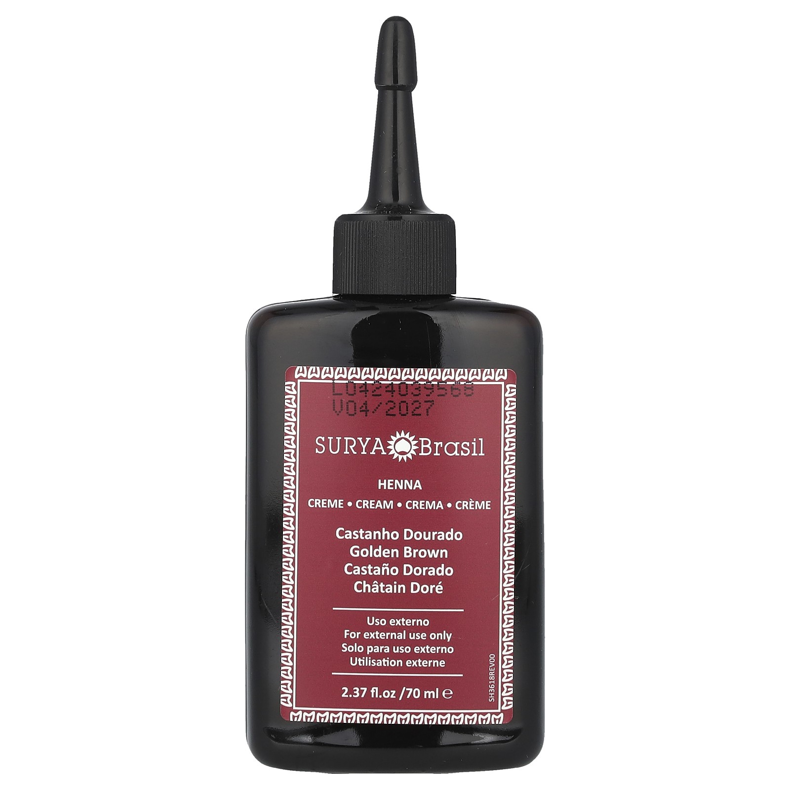 Крем-хна Полупостоянная веганская краска для волос для покрытия седины и тоник для 4990₽