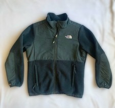 The North Face Girls Large 14/16 Denali Fleece Jacket Black Youth Full Zip