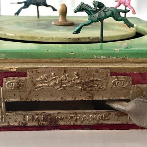Antico Gioco Corsa Cavalli Horse Racing Primo 900 RARO “cose Preziose” King - Foto 6 di 7