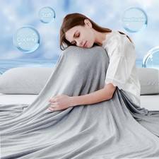 Cooling Blanket Twin Q-Max 0.5 Grey