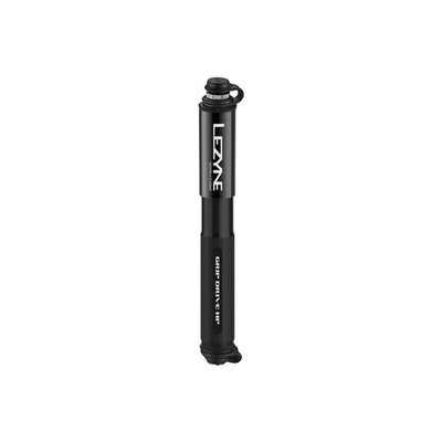 Lezyne Grip Drive HP kleine CNC-Legierung Kompaktpumpe - schwarz