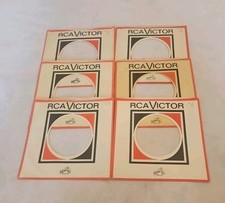 45 RPM 7" RECORD SLEEVES CO. SLEEVE 6 PACK SEE PHOTOS RCA/Victor Records SLV359 