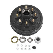 12"x 2" Trailer Brake Drum Kit 8 on 6.5" Replacement for 7000LBS Axle Hub