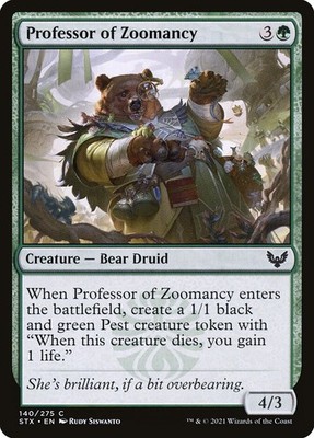 Professor of Zoomancy (140) Strixhaven: School of Mages STX MTG Magic