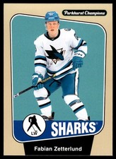 2024-25 Parkhurst Champions Fabian Zetterlund San Jose Sharks #31
