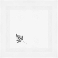 'Fern Leaf Silhouette' Cotton Napkin / Dinner Cloth (NK00050681)