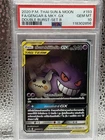 Pokemon Gengar & Mimikyu GX Double Burst Set B THAI Full Alt Art #193 PSA 10
