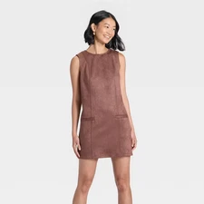 Women's Suede Mini Dress - A New Day