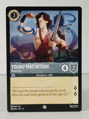 Young Macintosh - Proud Son - Wilds Unknown #180 - LORCANA - NM -singles