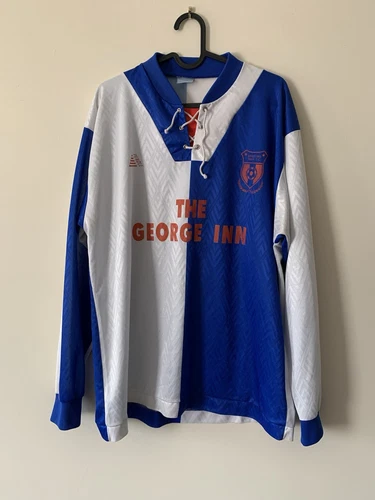 Vintage 90s Bradford Town Football Shirt Retro George Inn Large/XL 23” Rare 