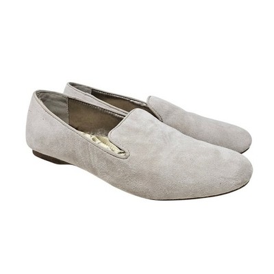 Birdies 6.5 The Starling Gray Suede Loafer Flat Minimalist Casual Comfort