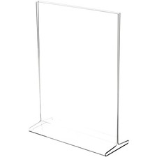 Plymor Clear Acrylic Sign Display / Literature Holder Top-Load , 9" W x 12" H