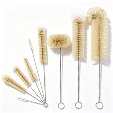9 Pieces Bottle Brush Set, Long Handle Bottle Cleaner for Washing Narrow Neck...