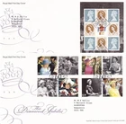 2 x GB RM FDC: 2012 DIAMOND JUBILEE - Set & Pane + Bureau & Windsor Cancels