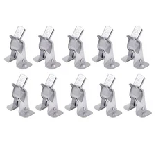 Tool Clips Hook Set of 10 for Wall Mounting Shovels and Cleaning Equipment