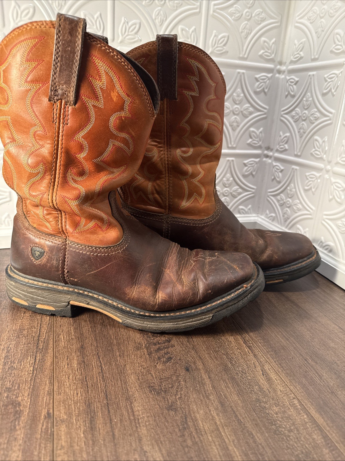 Ariat WorkHog Wide Square Toe Work Boot Dark Eart… - image 3