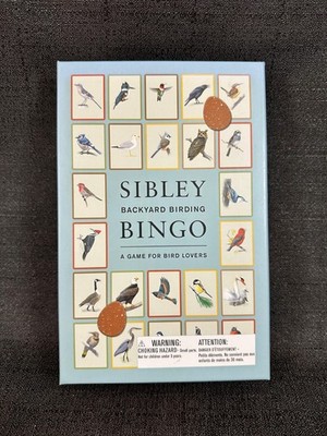 Sibley Backyard Birding Bingo A Game for Bird Lovers Board Games by David Sibley