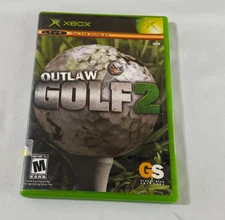 Outlaw Golf 2 OG Xbox  – Disc Manual Case Tested Refurbished (Sticker on Artwork