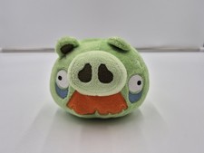 New Angry Birds 5" Green Grandpa Mustache Pig Bad Piggies Plush Toy