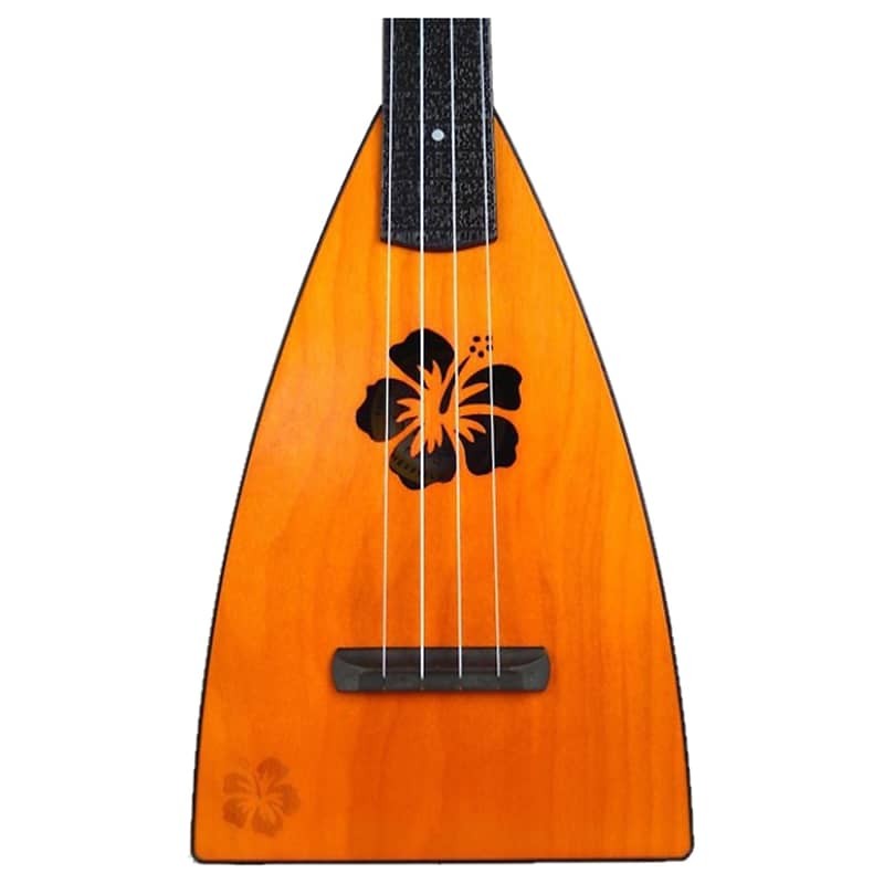 Magic Fluke Co - Дизайнерская гавайская гитара Fluke с цветочным тенором из манго