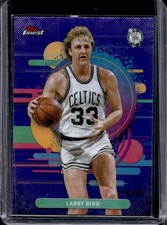 2025-26 Topps Finest Larry Bird Uncommon Purple Refractor #/200 Celtics