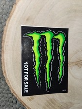 BRAND NEW Monster Energy Drink Logo Decal Sticker 3 x4 Green Black