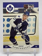1990-91 Pro Set #278 Vincent Damphouse Toronto Maple Leafs