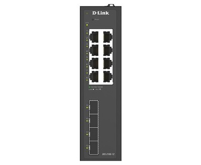 D-Link DIS-210G-12 12-Port Industrial Smart Managed Switch