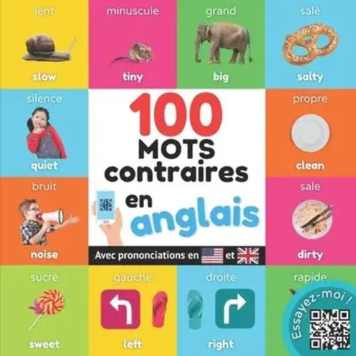100 Mots Opposes En Anglais | Yukibooks | FranzöSisch | Taschenbuch | 2022-image