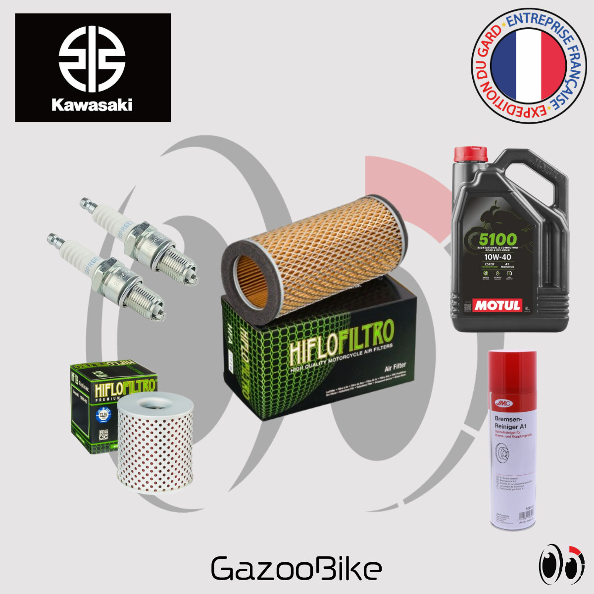 Huile Motul et Filtre Moto Ancienne Kawasaki Z750 K Ltd Twin Année 1983 1984
