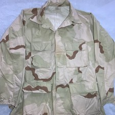 Desert Camo 3-Color DCU Jacket Medium Regular Military BDU Coat MR