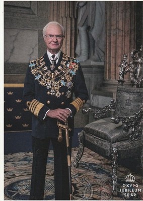 ***ORIGINAL POSTCARD***KÖNIG CARL XVI. GUSTAF-BERNADOTTE-ADEL-MONARCHIE-SCHWEDEN
