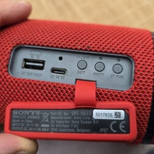 Sony SRS-XB33 Bluetooth Portable Speaker Red