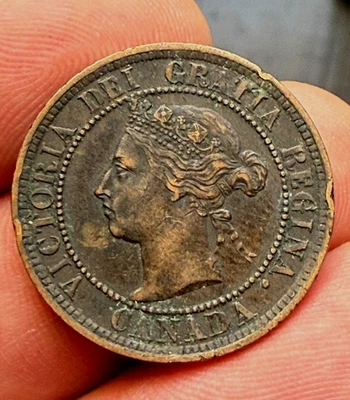 Canada, one cent Victoria 1888 ! 5,67 g - Photo 1/3