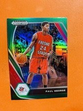 2021-22 Panini Prizm Draft Picks Green Paul George #69 Los Angeles Clippers