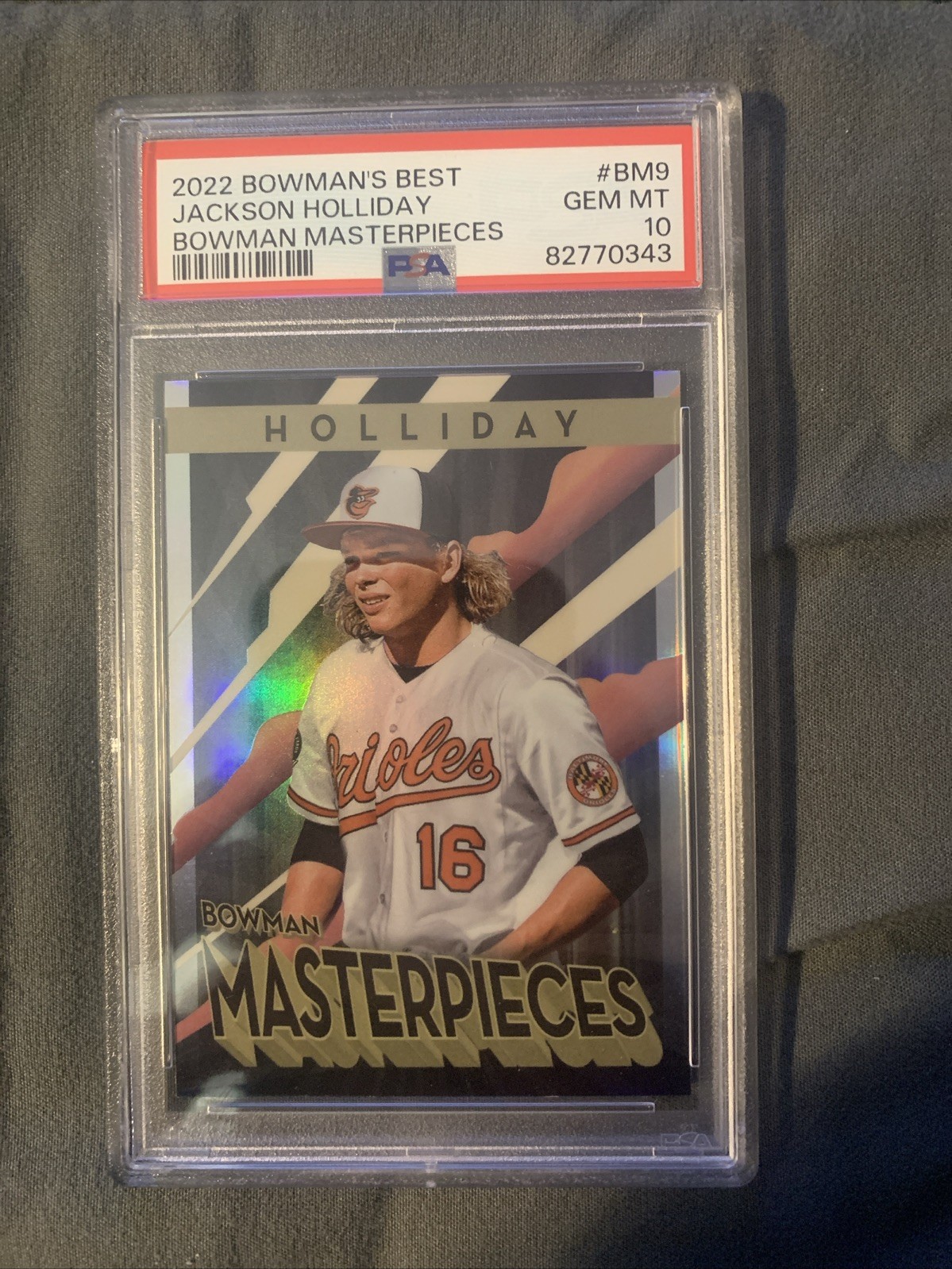 PSA 10 - 2022 Bowman'S Best Bowman Masterpieces Jackson Holliday Orioles