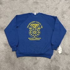 Vtg Teamsters Sweatshirt Mens XL Black Jerzees Crew Pullover Local 478 USA Made