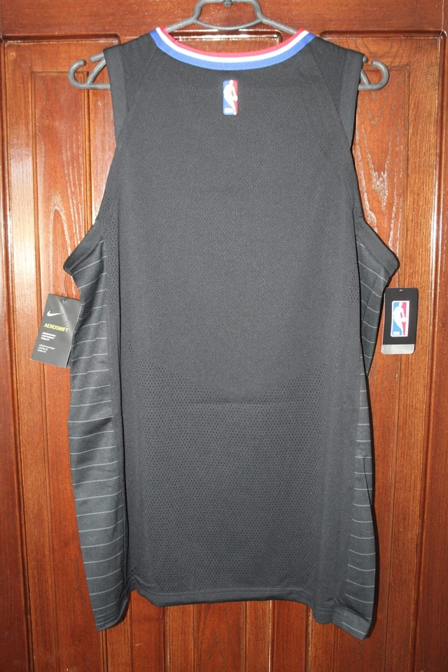 BNWT Los Angeles Clippers Authentic Aeroswift Black Blank shirt jersey size L - Image 2 of 4