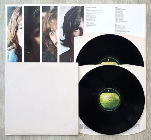 The Beatles The White Album 1970 UK Apple PCS 7067-8 Numbered Poster 4 Photo