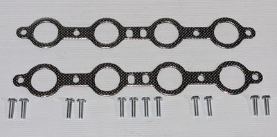 LS1 LS2 LS3 LS6 LSA 4.8L 5.3L 6.0L 6.2L V8 Exhaust Manifold Header Gaskets Bolts