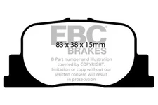 EBC DP41456R Yellowstuff Brake Pad Sets- DP41456R