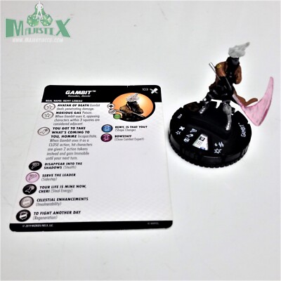Heroclix Wolverine vs Cylcops Regenesis set Gambit #103 LE figure w/card!