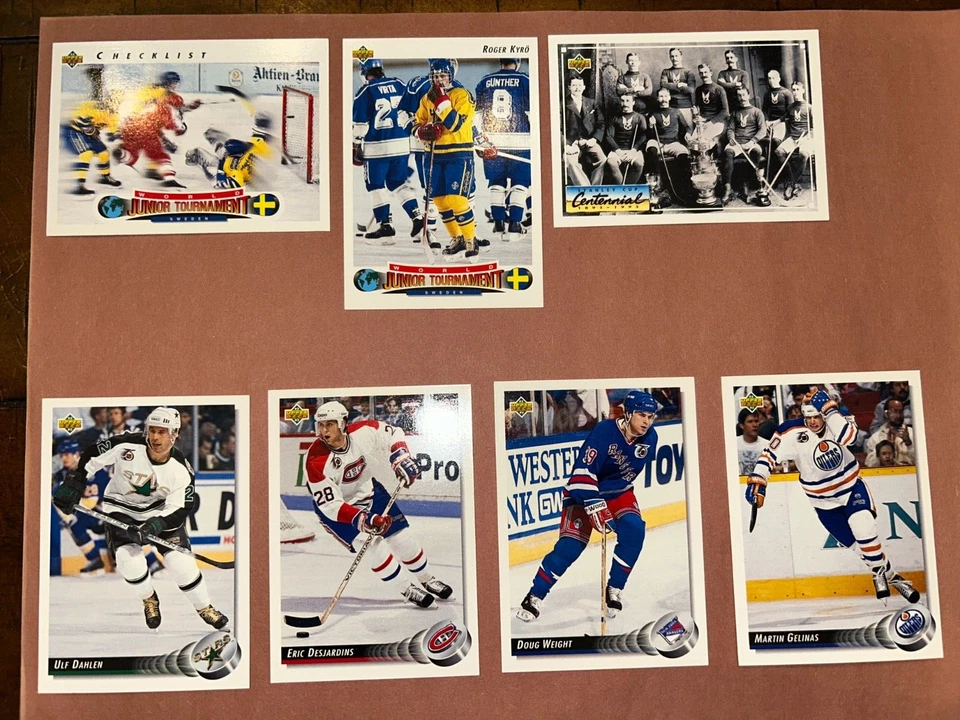 1992-93 UPPER DECK NHL HOCKEY CARDS YOU CHOOSE DISCOUNT FOR MULTIPLES FREE SHIP - Image 2 of 4