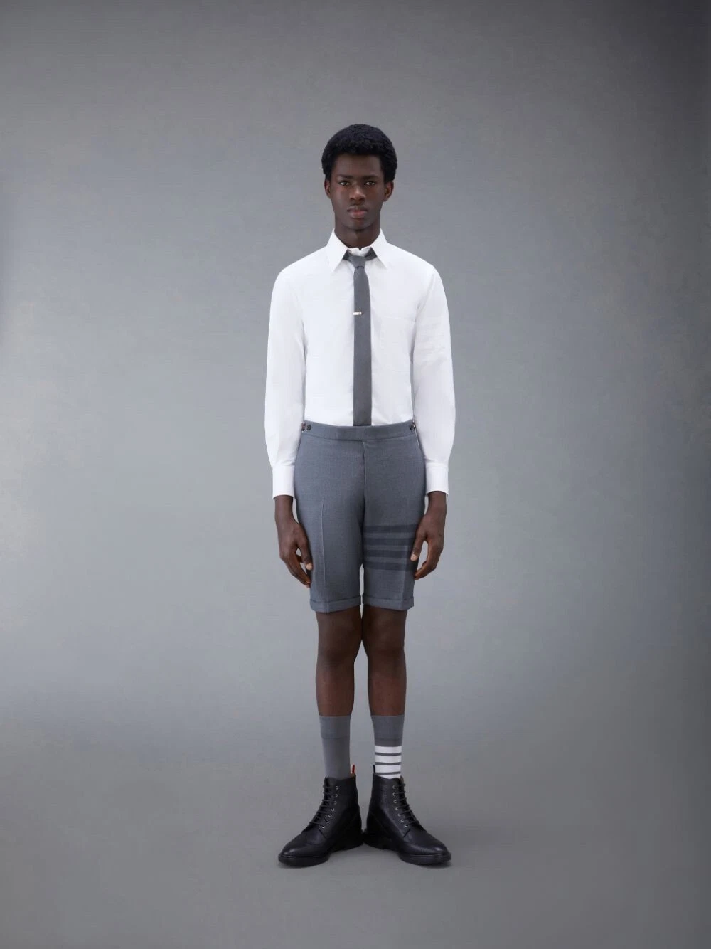 Camicia uomo Thom Browne Oxford classica 4 bar bianca nuova con etichetta taglia 2 (Med) prezzo consigliato $757