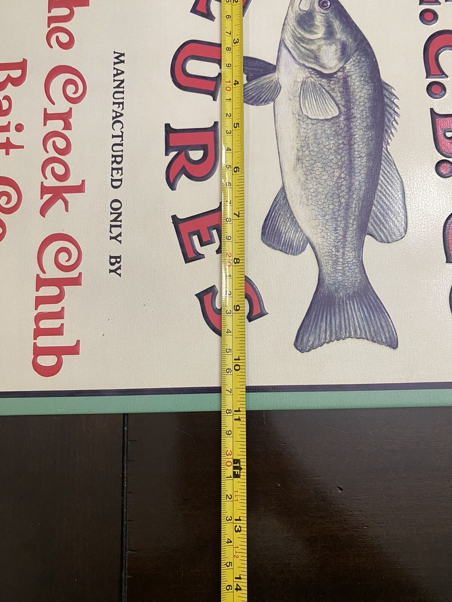 ccb company lure in fishing sign C.C.B. Co. Lure 11