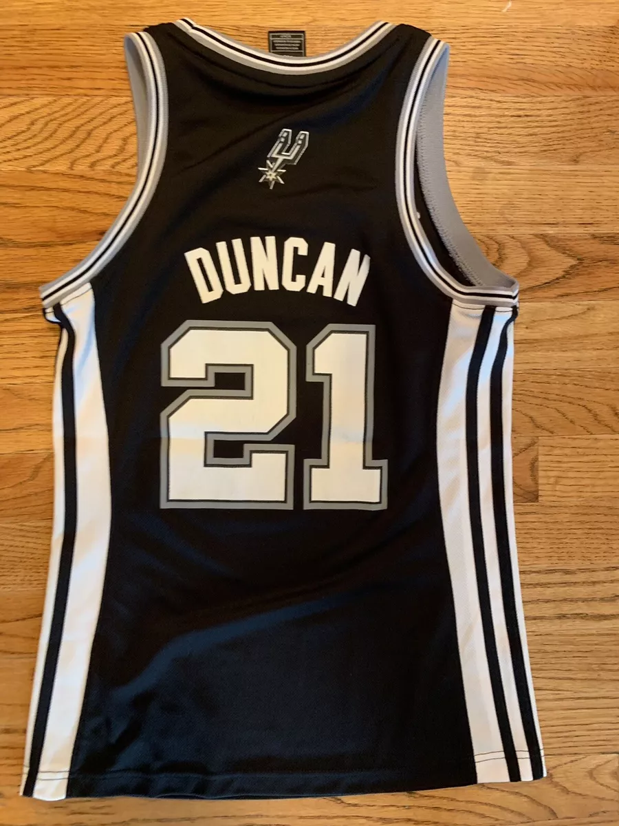 Tim Duncan #21 San Antonio Spurs Jersey 2X Mens NBA