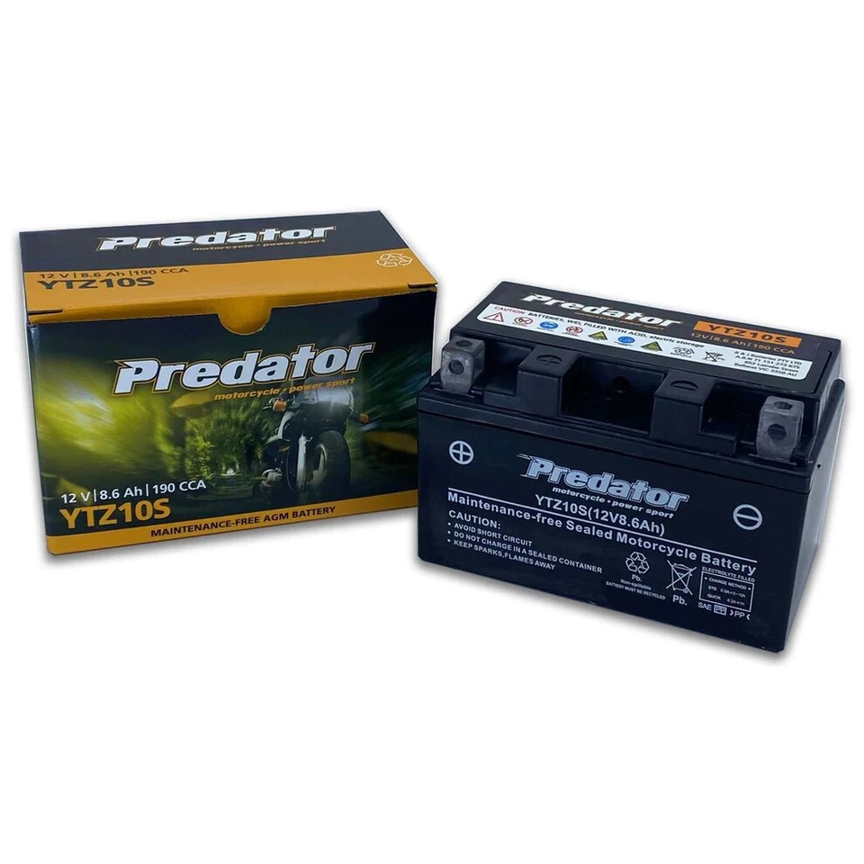YTZ10S Motorcycle Battery AGM PREMIUM Yamaha Honda KTM Suzuki