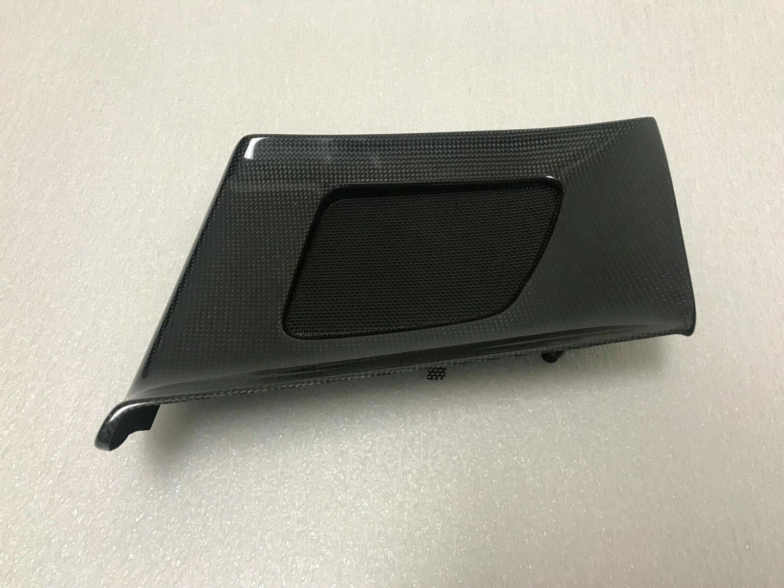 FERRARI 458 RIGHT RH SIDE CARBON RECESS TRIM PANEL W/ SPEAKER GRILL OEM 82990300