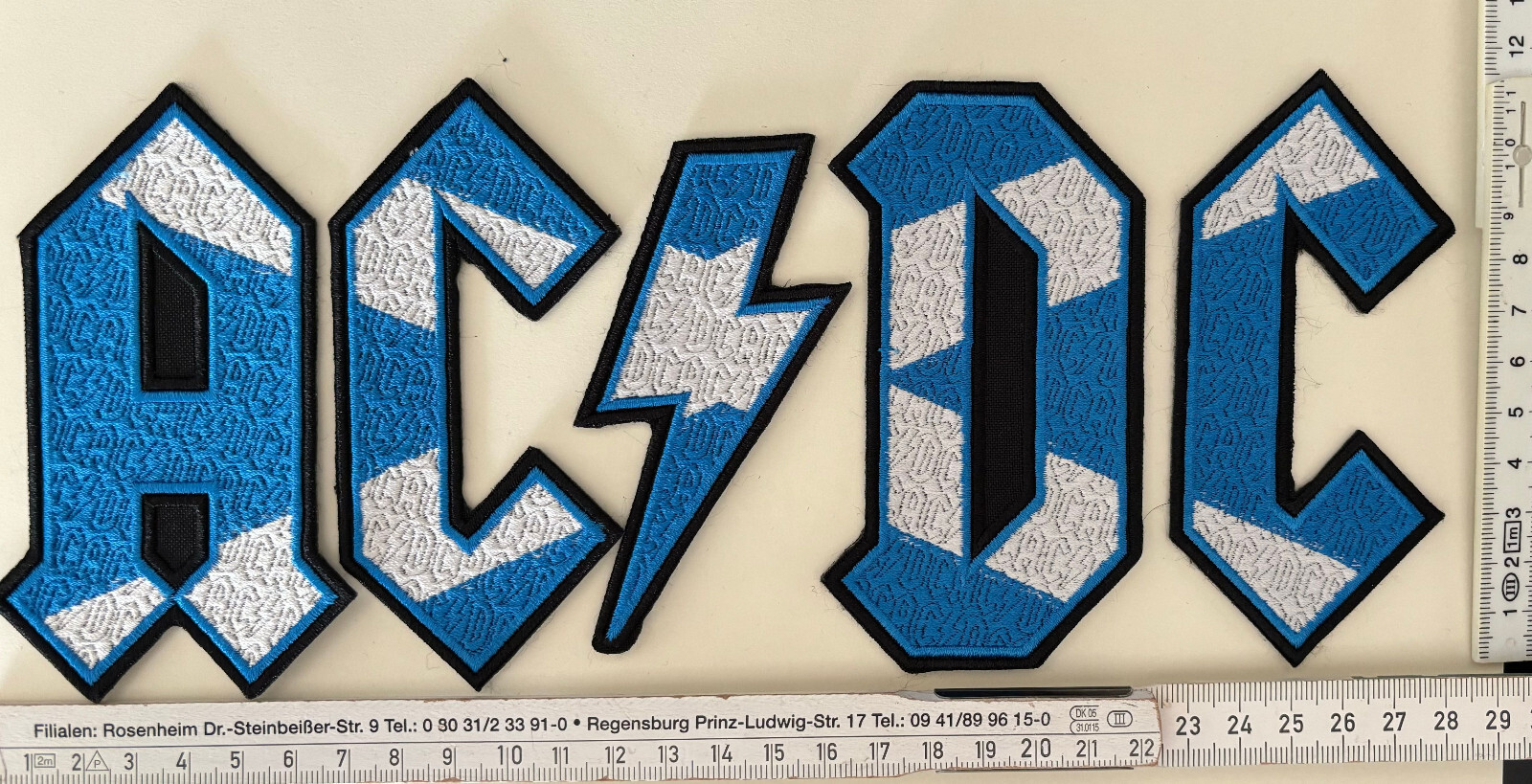AC/DC LOGO Patch 098 Schottland 12 cm high ungebraucht Neu | eBay